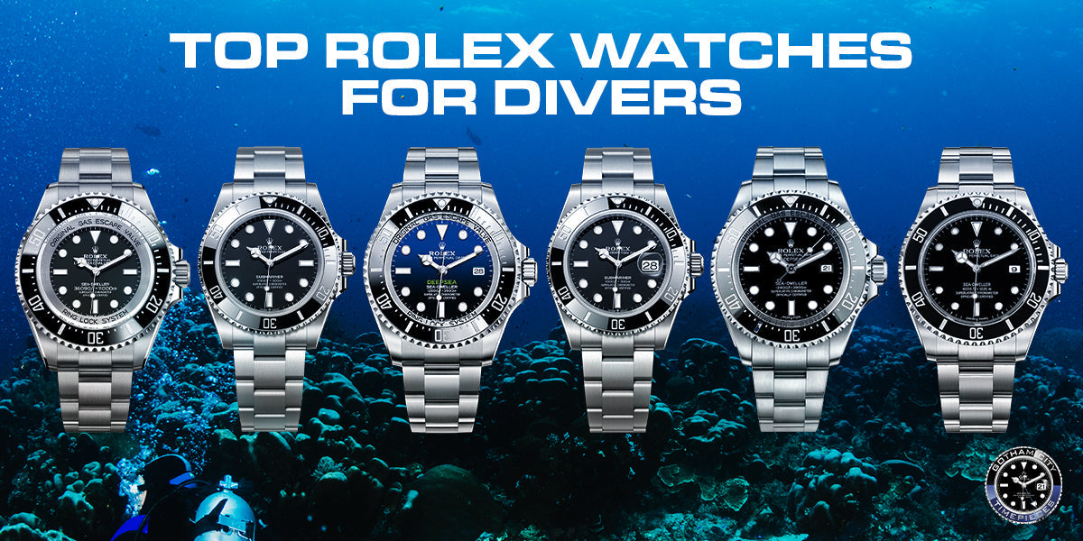 rolex best high end dive watches
